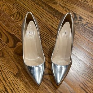 Jcrew silver heels